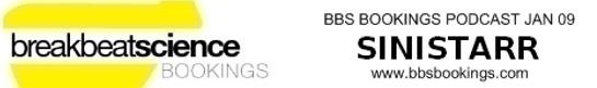 BBS Bookings | Dj Sinistarr